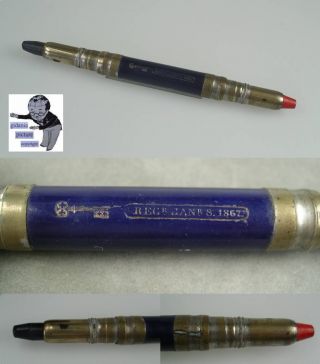 Vintage 2 Colour Pencil Trademark From 1867 Rare