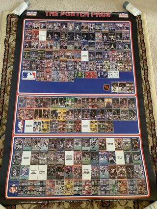 Starline Poster Michael Jordan Bo Jackson Walter Payton Rare Vintage Promo Ad