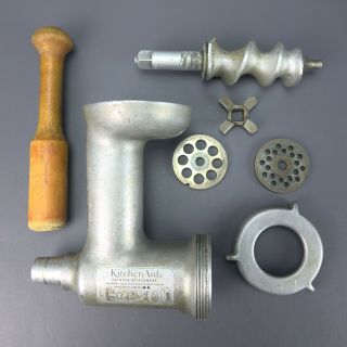 Rare Kitchenaid Food Chopper Meat Grinder Metal Attachment Hobart Mixer