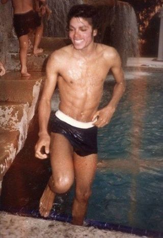 Michael Jackson Poster Swimming Pool Rare Hot