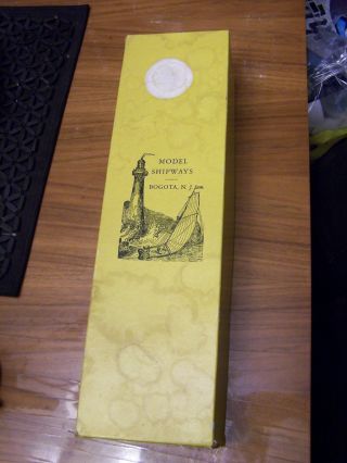 Model Shipways Bogota N.  J.  Elsie Fishing Schooner Old Vintage Boxed 1953 - 57 65