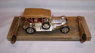 “matchbox” Giftware Y - 12 Thomas Gold Plated On Pen Stand Yesteryear Near
