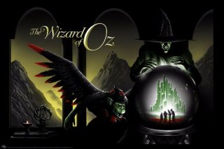 Jc Richard Wizard Of Oz Mondo 2x Posters Limited Dorothy Ruby Slippers
