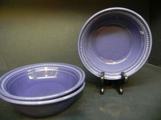 Dansk Craft Colors Eggplant Cereal Bowls (set Of 3).